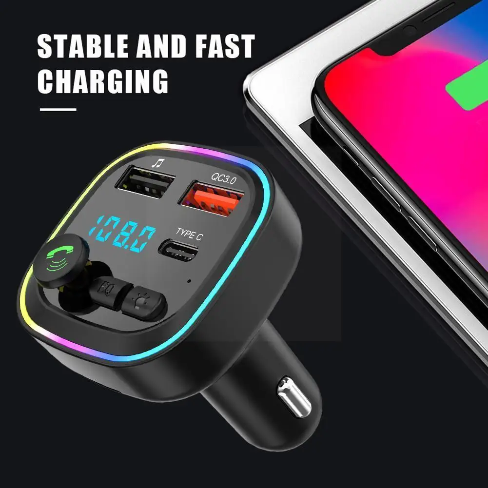 High-performance Car Fm Transmitter Led Mp3 Player Audio Wireless Dual Ports Accessories Usb Receiver Multifunction Handsfr V0q3
High-performance Car Fm Transmitter Led Mp3 Player Audio Wireless Dual Ports Accessories Usb Receiver Multifunction Handsfr V0q3