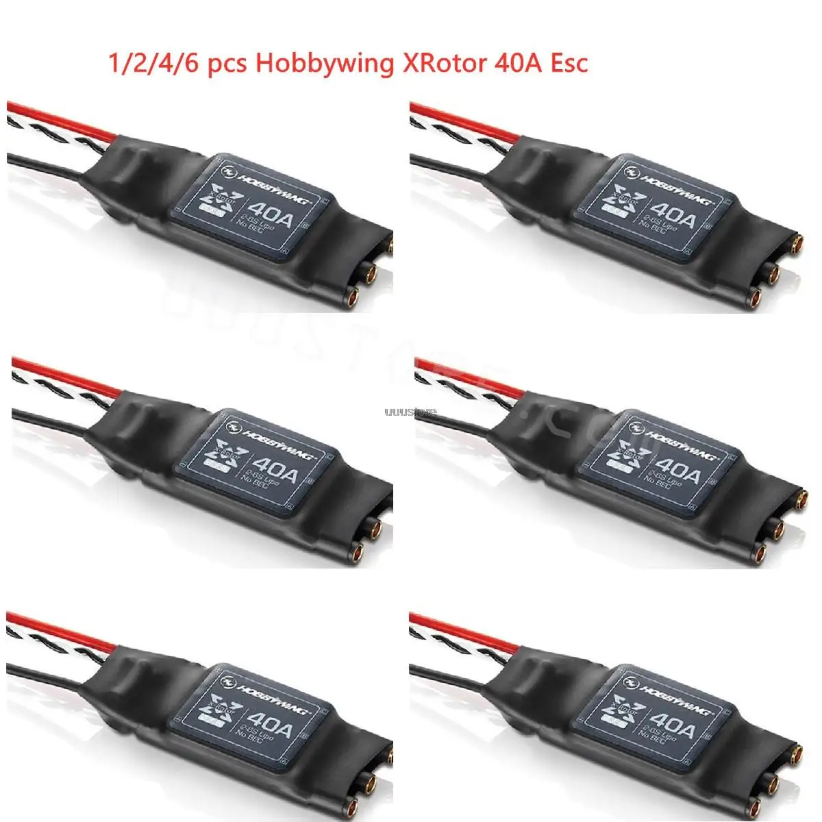 1/2/4/6 шт. Hobbywing XRotor 40A APAC бесщеточный ESC 2-6S для версивного БПЛА 1960 мм
