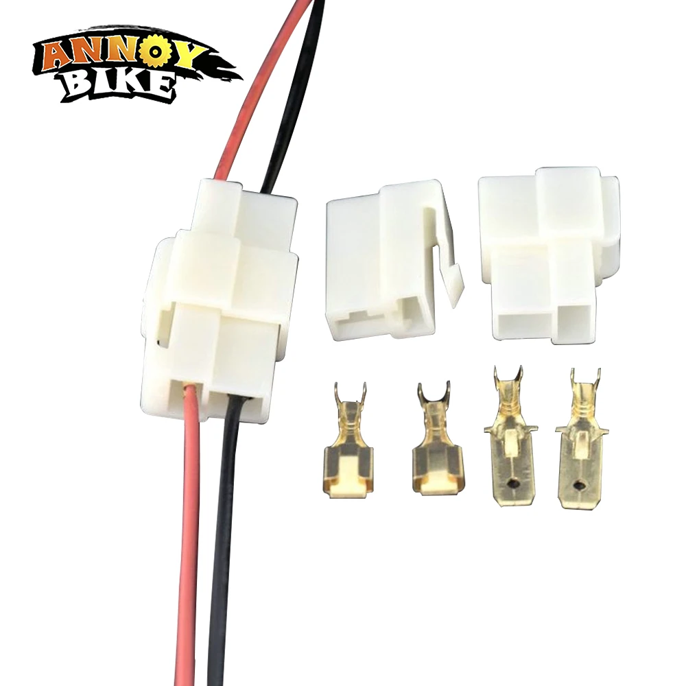 6.3mm 1P 2P 3P 4P 6P 8P 9P Automotive Electrical Connector Cable Terminal Plug Kits Motorcycle Ebike Car Terminal Male Female
6.3mm 1P 2P 3P 4P 6P 8P 9P Automotive Electrical Connector Cable Terminal Plug Kits Motorcycle Ebike Car Terminal Male Female