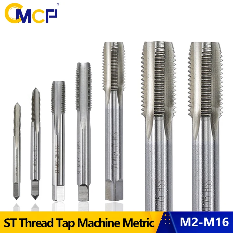 CMCP ST Thread Tap HSS Steel Screw Tap Drill Bit Machine Metric Tap M2/M2.5/M3/M4/M5/M6/M7/M8/M9/M10/M12/M14/M16 Hand Tools
CMCP ST Thread Tap HSS Steel Screw Tap Drill Bit Machine Metric Tap M2/M2.5/M3/M4/M5/M6/M7/M8/M9/M10/M12/M14/M16 Hand Tools