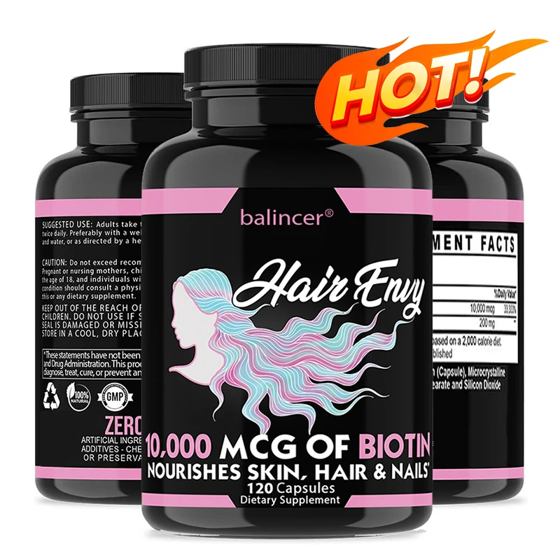 Biotin and Keratin, Grow + Moisturize Hair, Strengthen and Thicken Nails, Cleanse and Nourish Skin
Biotin and Keratin, Grow + Moisturize Hair, Strengthen and Thicken Nails, Cleanse and Nourish Skin