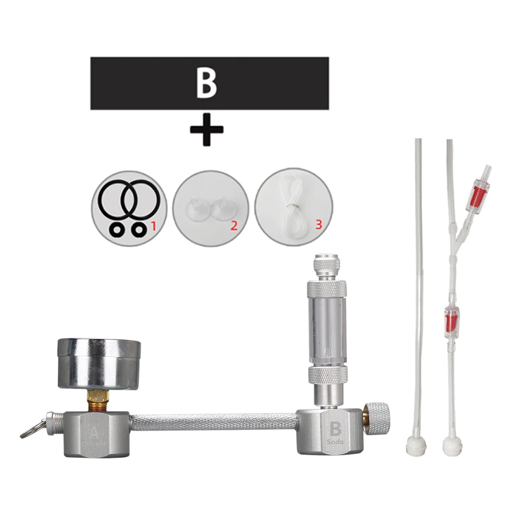 Aquarium DIY CO2 Generator System Kit with Solenoid Valve Bubble Counter & Check Carbon Dioxide Reactor Kit for Plants Aquarium
Aquarium DIY CO2 Generator System Kit with Solenoid Valve Bubble Counter & Check Carbon Dioxide Reactor Kit for Plants Aquarium