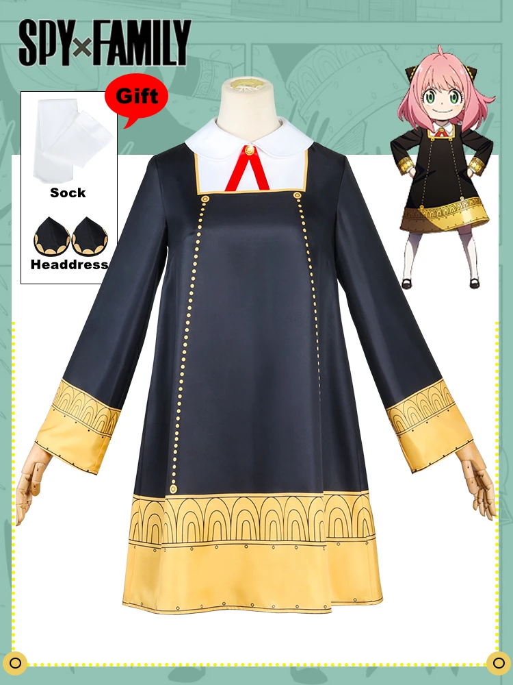 New Anime TV SPY x FAMILY Cosplay Costumes Anya Forger Dress Headwear Socks Lolita Shoes Pink Wig Halloween Girl Clothes Suit
New Anime TV SPY x FAMILY Cosplay Costumes Anya Forger Dress Headwear Socks Lolita Shoes Pink Wig Halloween Girl Clothes Suit