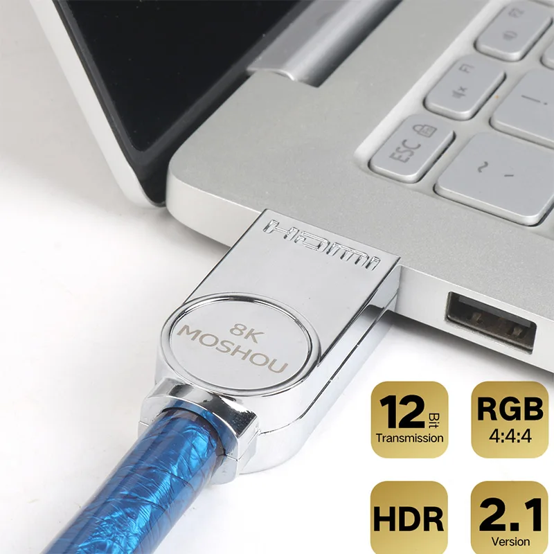 MOSHOU 8K HDMI-compatible 2.1 Cables 48Gbps ARC HDR Video Cord High Definition Multimedia Interface for ROKU LG TV Sony TV
MOSHOU 8K HDMI-compatible 2.1 Cables 48Gbps ARC HDR Video Cord High Definition Multimedia Interface for ROKU LG TV Sony TV