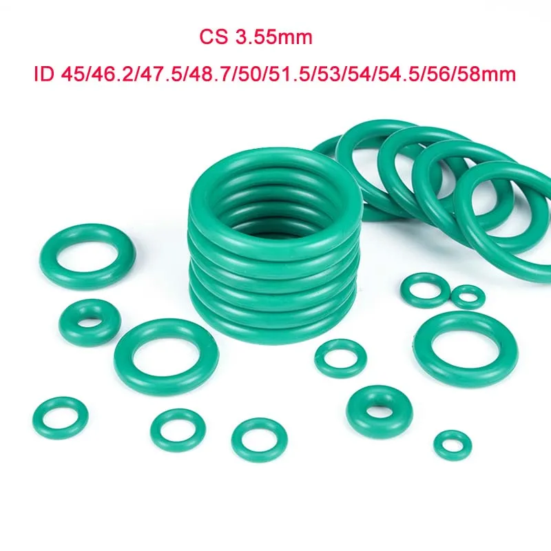 2Pcs Green FKM Fluorine Rubber O-Ring Oil Sealing Gasket CS3.55mm ID 45~58mm O Ring Seal Gasket Rings Fuel Washer
2Pcs Green FKM Fluorine Rubber O-Ring Oil Sealing Gasket CS3.55mm ID 45~58mm O Ring Seal Gasket Rings Fuel Washer