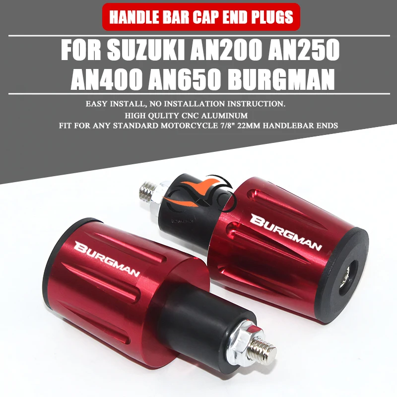 Motorcycle Hand Grips Bar End Plug Moto Handlebar Caps For Suzuki AN200 AN250 AN400 AN650 Burgman AN 125 250 400 650 Accessories
Motorcycle Hand Grips Bar End Plug Moto Handlebar Caps For Suzuki AN200 AN250 AN400 AN650 Burgman AN 125 250 400 650 Accessories