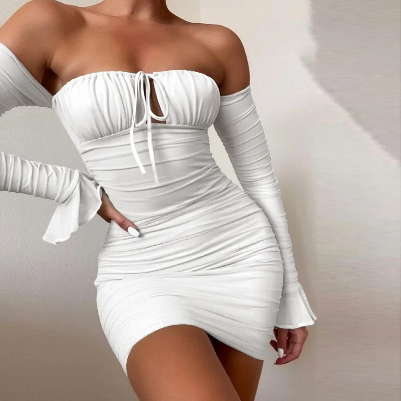 Sheer Mesh Long Sleeve Mini Dress Lovely Sweet Cute Lace Up Party Outfits Square Collar Ruffles Bodycon Women Dresses New Autumn
Sheer Mesh Long Sleeve Mini Dress Lovely Sweet Cute Lace Up Party Outfits Square Collar Ruffles Bodycon Women Dresses New Autumn