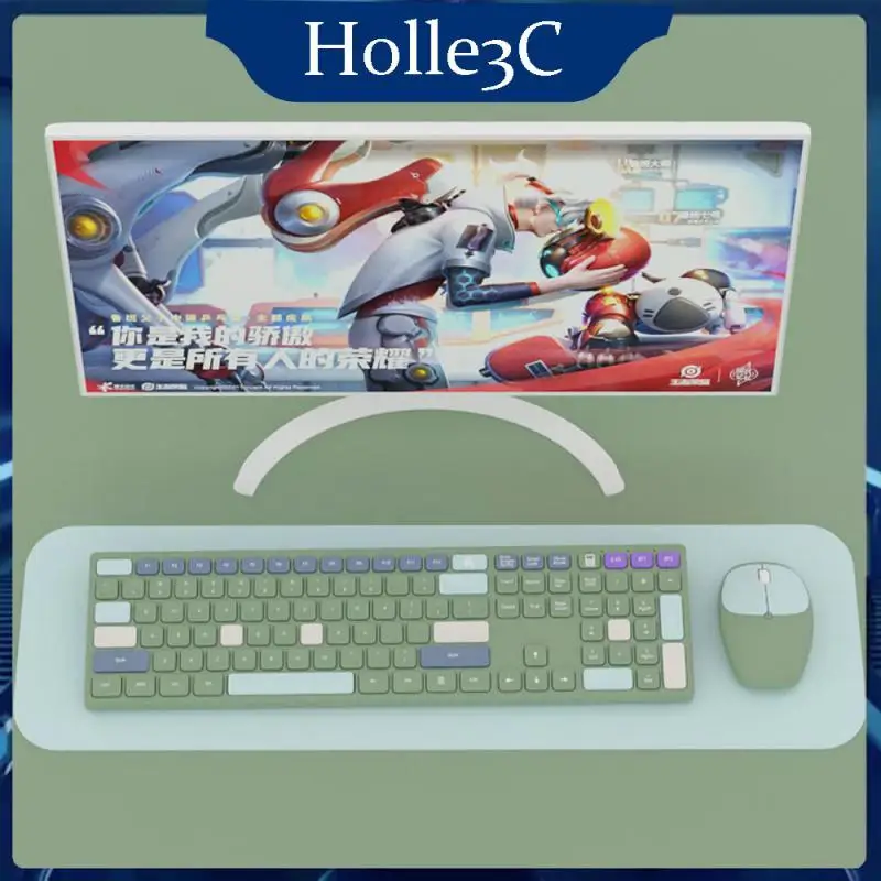 Simple Universal Keyboard Fashion Home Keyboard Multi-system Compatible High-speed Transmission Wireless Mouse Intelligent
Simple Universal Keyboard Fashion Home Keyboard Multi-system Compatible High-speed Transmission Wireless Mouse Intelligent