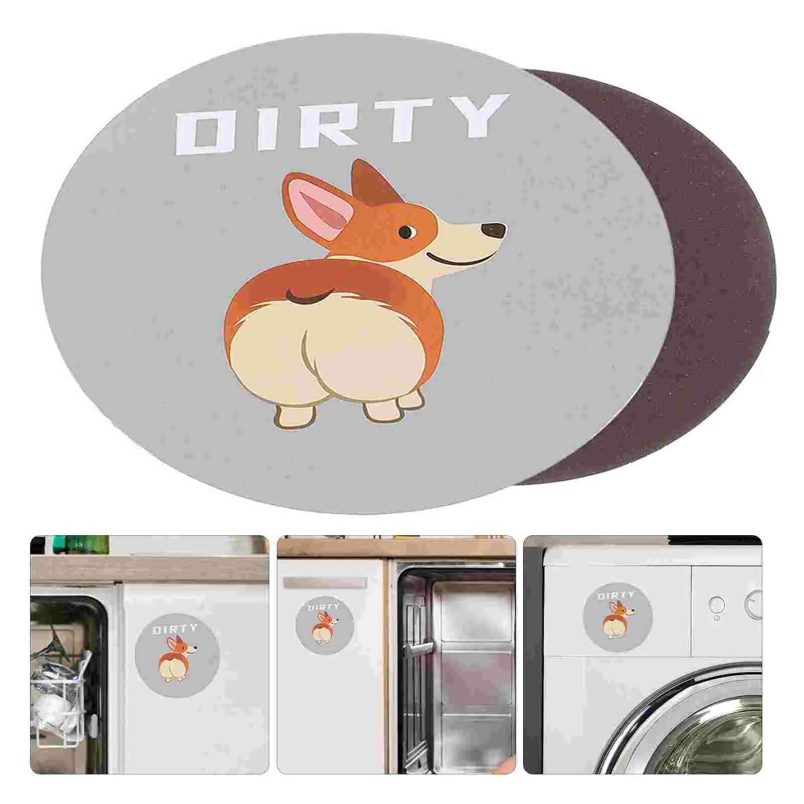 

Dishwasher Cleaning Stickers Sign Dirty Accessories Apartment Necessities Magnet Clean/dirty Funny Magnets