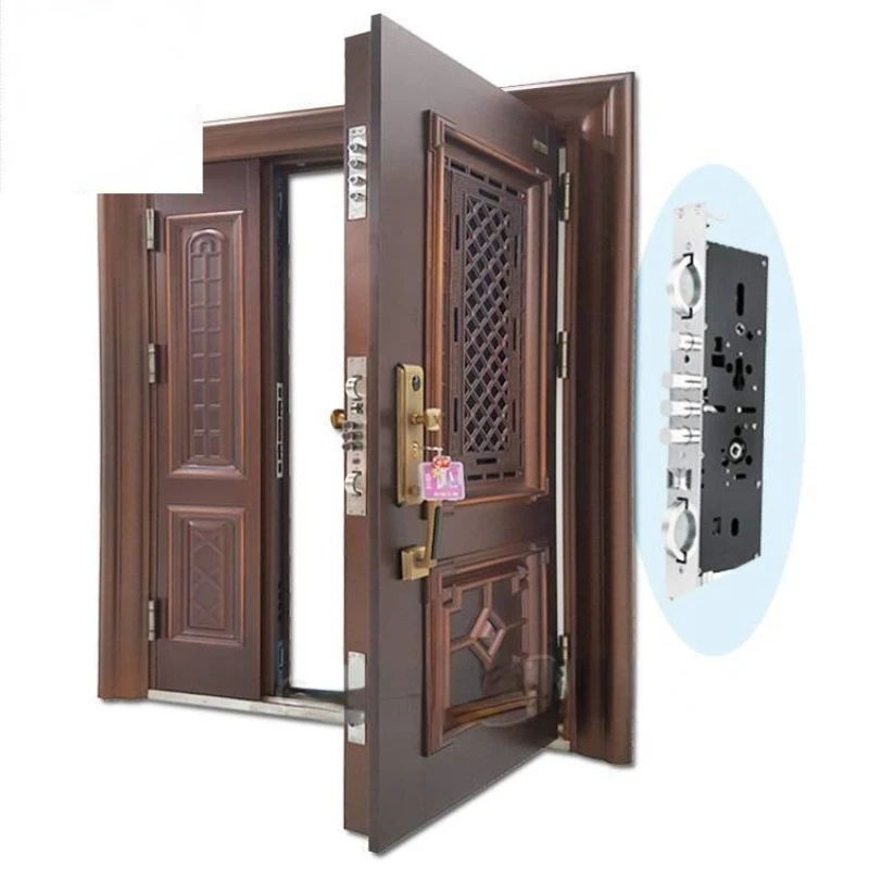 Luxury design high quality low price single double exterior security steel door price
Luxury design high quality low price single double exterior security steel door price