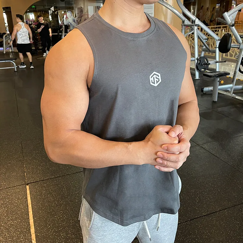 Cotton Men Running Vest 2022 New Gym Workout Sleeveless Shirt Quick Dry Fitness Bodybuilding Tank Tops basketball Training Top
Cotton Men Running Vest 2022 New Gym Workout Sleeveless Shirt Quick Dry Fitness Bodybuilding Tank Tops basketball Training Top