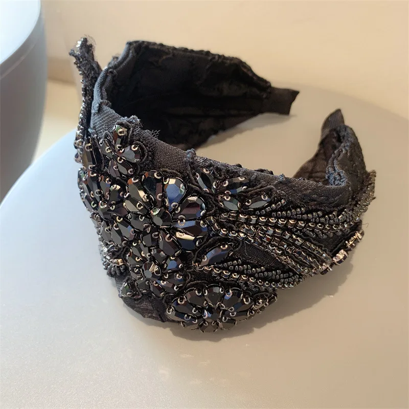 Женские обручи для волос с вышивкой стразами, Нескользящие обручи для волос
Женские обручи для волос с вышивкой стразами, Нескользящие обручи для волос