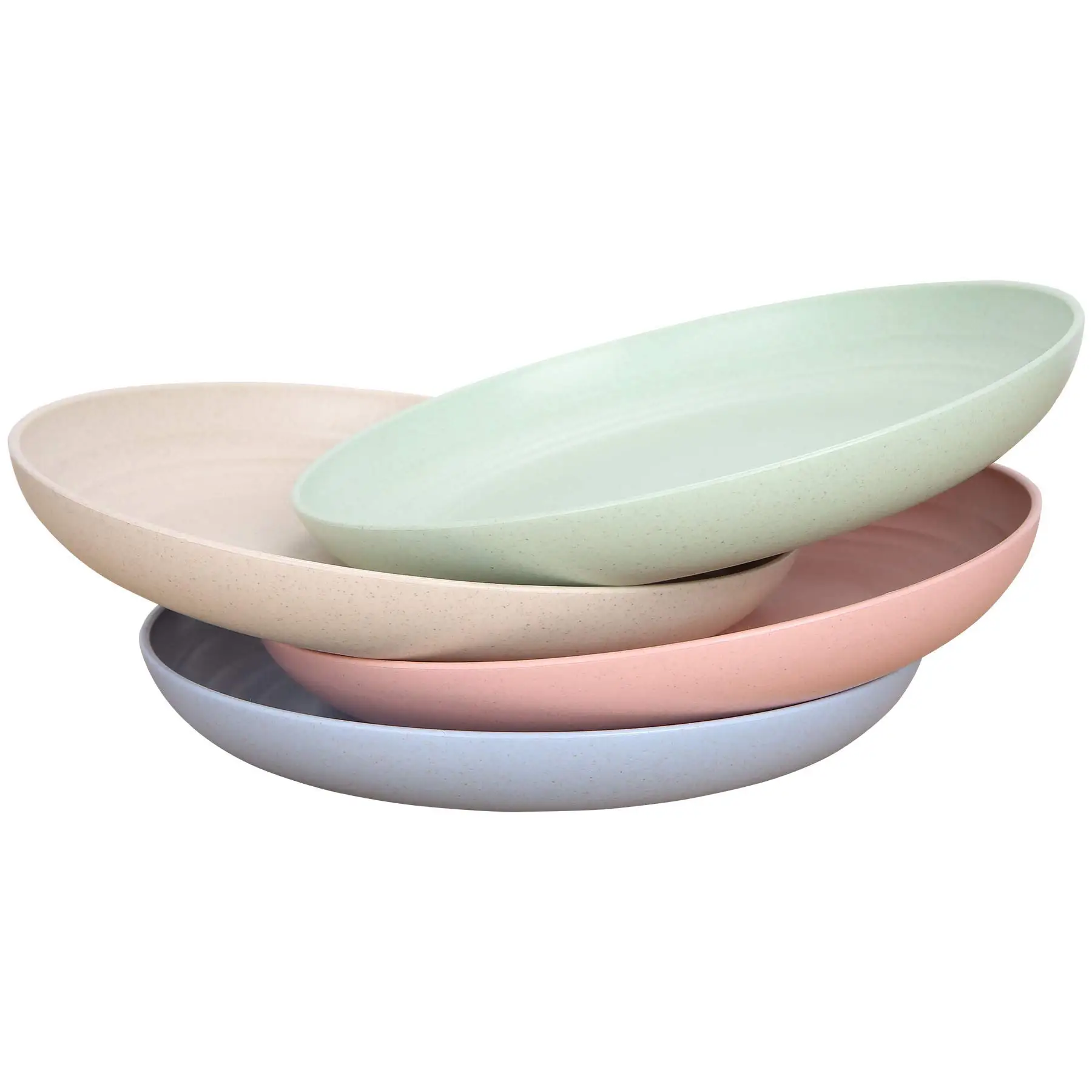Unbreakable Wheat Grass Plate Reusable Plate Set Perfect for Dinner Dishes BPA Free and Eco-Friendly - 4PCS
Unbreakable Wheat Grass Plate Reusable Plate Set Perfect for Dinner Dishes BPA Free and Eco-Friendly - 4PCS