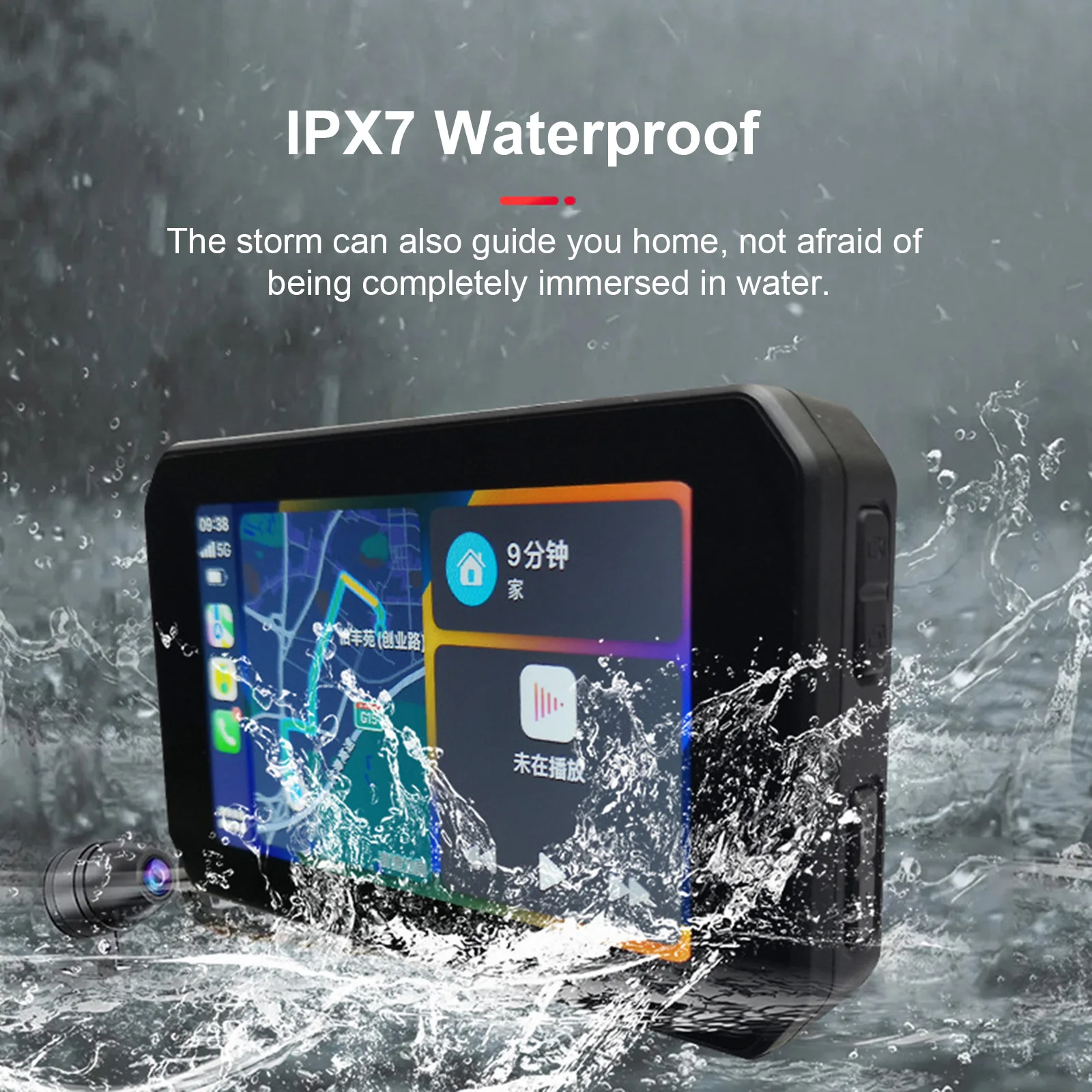 Special Motorcycle Navigator 5 Inch Touch Screen Wireless Apple CarPlay/Android Auto IPX7 Waterproof Tire Pressure Display Hot
Special Motorcycle Navigator 5 Inch Touch Screen Wireless Apple CarPlay/Android Auto IPX7 Waterproof Tire Pressure Display Hot