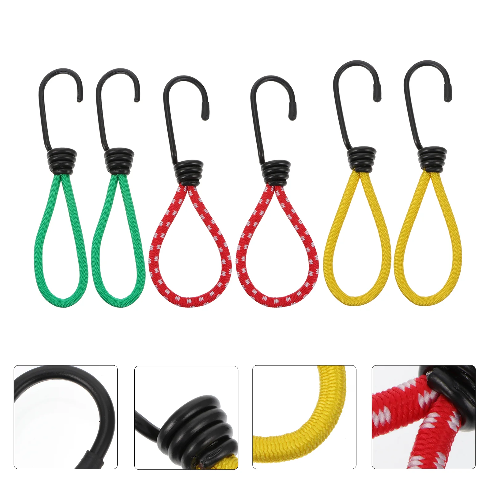6 Pcs Tent Accessories Outdoor Hooks Hanging Mini Bungee Cords Tie Downs Camping Fixed
6 Pcs Tent Accessories Outdoor Hooks Hanging Mini Bungee Cords Tie Downs Camping Fixed