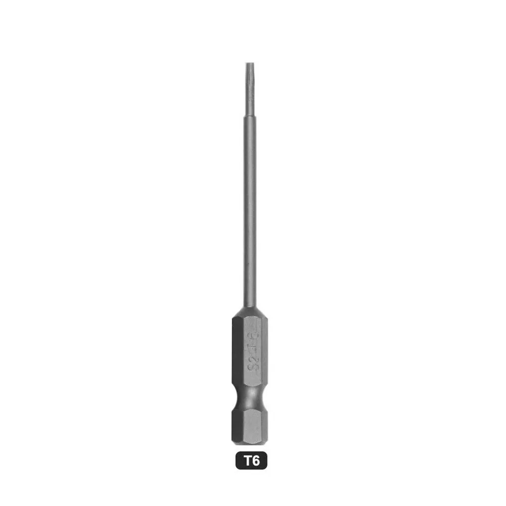 Torx Head Screwdriver Bit Magnetic Solid Special Heat Treatment 100mm/3.94in 6.35mm / 1/4 Inch Shank 60HRC Hardness
Torx Head Screwdriver Bit Magnetic Solid Special Heat Treatment 100mm/3.94in 6.35mm / 1/4 Inch Shank 60HRC Hardness