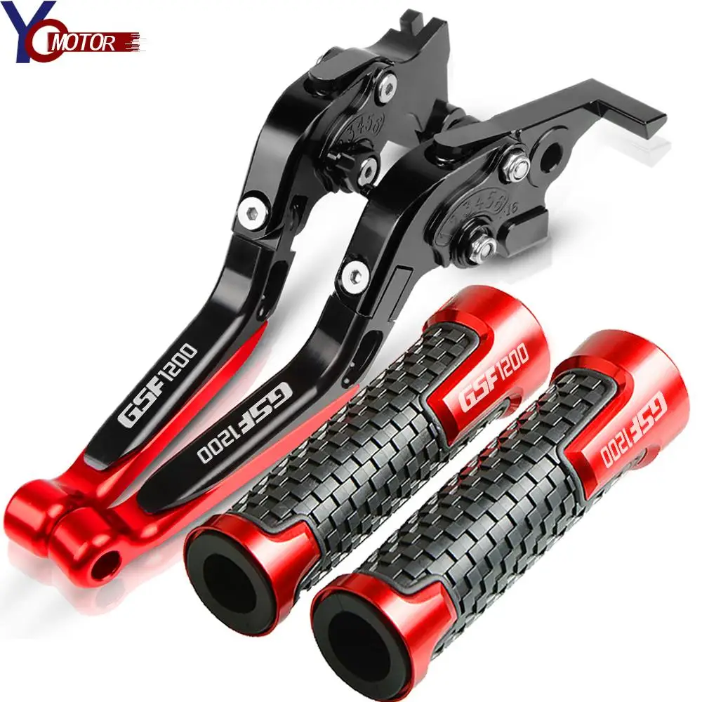 Motorcycle Accessories Folding Extendable Brake Clutch Levers and handlebar grips FOR Suzuki GSF1200 GSF 1200 BANDIT 1996-2000
Motorcycle Accessories Folding Extendable Brake Clutch Levers and handlebar grips FOR Suzuki GSF1200 GSF 1200 BANDIT 1996-2000