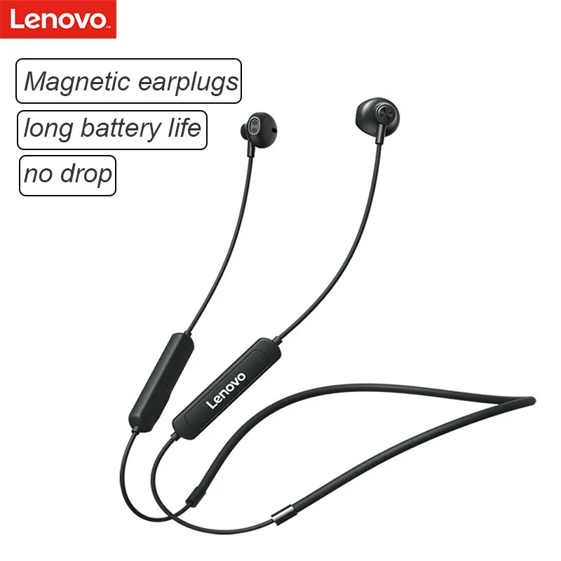 Original Lenovo SH1 Wireless Earphone Bluetooth Neckband Sports Earbuds In-ear Waterproof HIFI Headphones Music Headset With Mic
Original Lenovo SH1 Wireless Earphone Bluetooth Neckband Sports Earbuds In-ear Waterproof HIFI Headphones Music Headset With Mic