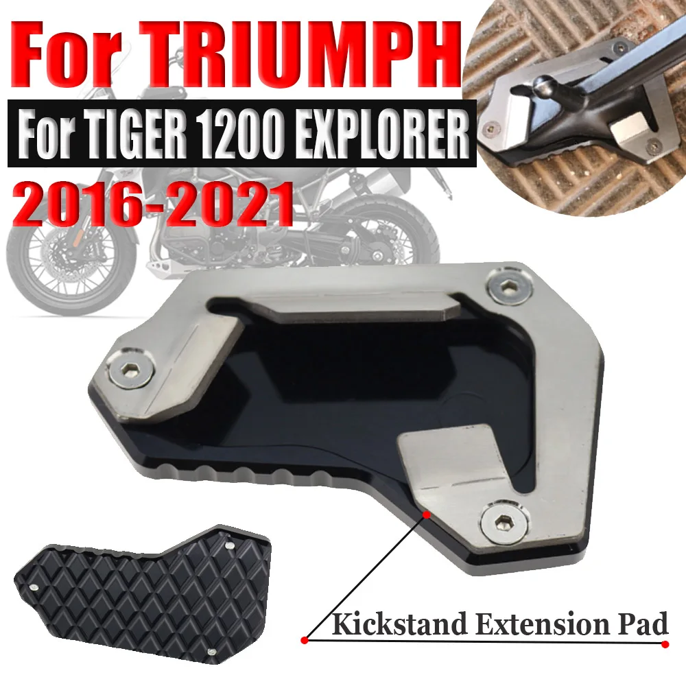 For TRIUMPH TIGER EXPLORER 1200 EXPLORER 2016-2021 Motorcycle Accessories Kickstand Foot Side Stand Extension Pad Support Plate
For TRIUMPH TIGER EXPLORER 1200 EXPLORER 2016-2021 Motorcycle Accessories Kickstand Foot Side Stand Extension Pad Support Plate