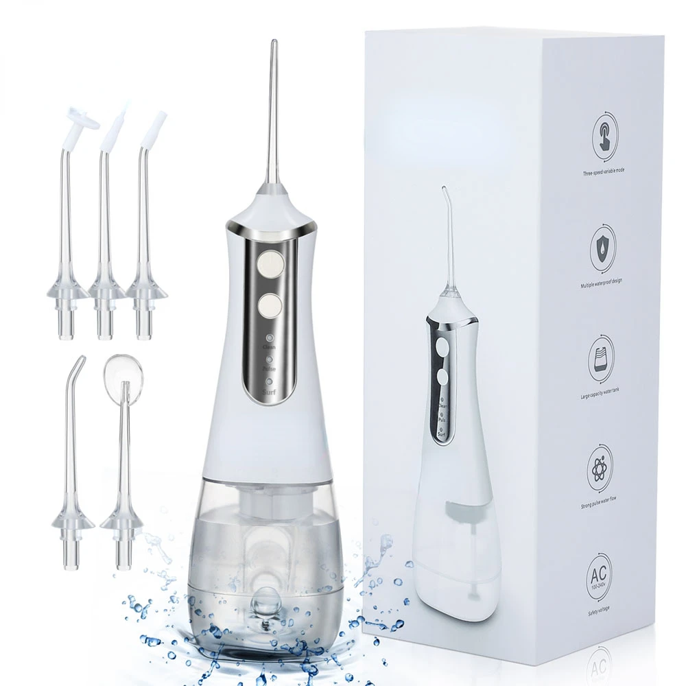 USB Rechargeable Electric Irrigator Tooth Cleaner Portable Dental Water Jet flosser Teeth Cleaning Whitening Tool Kit Care
USB Rechargeable Electric Irrigator Tooth Cleaner Portable Dental Water Jet flosser Teeth Cleaning Whitening Tool Kit Care