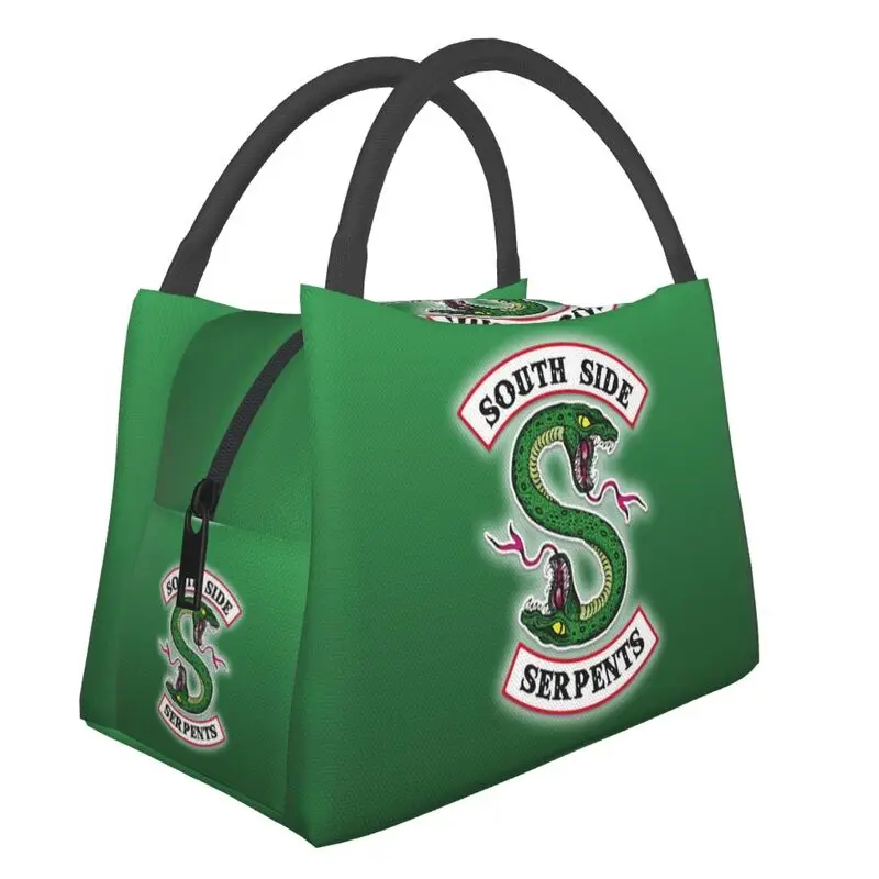 Riverdale Insulated Lunch Bag South Side Serpents Snake Portable Thermal Cooler Bento Box for Women Kids School Food Lunch Box
Riverdale Insulated Lunch Bag South Side Serpents Snake Portable Thermal Cooler Bento Box for Women Kids School Food Lunch Box