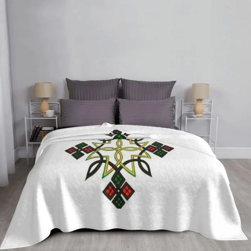 African Art Ethiopian Cross Blankets Fleece Textile Decor Multi-function Soft Throw Blankets for Bedding Travel Bedding Throws
African Art Ethiopian Cross Blankets Fleece Textile Decor Multi-function Soft Throw Blankets for Bedding Travel Bedding Throws