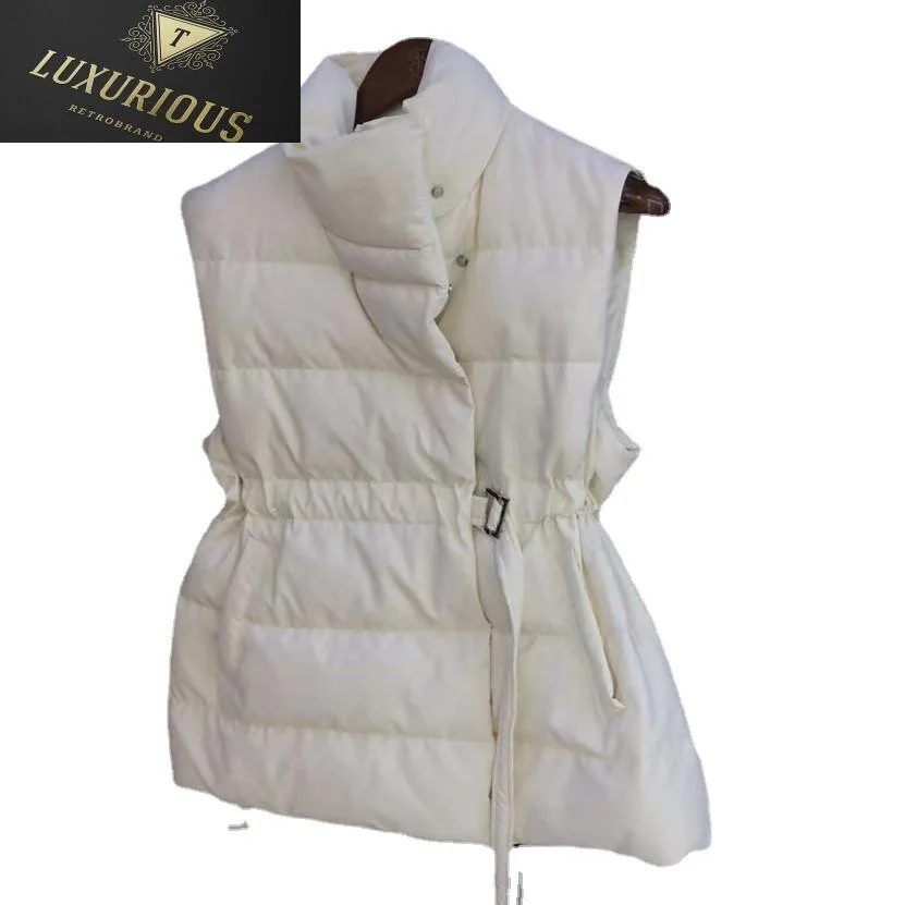 Новинка Осень-зима 2023, модный однотонный пуховик с воротником-стойкой, приталенный силуэт, женский жилет
Новинка Осень-зима 2023, модный однотонный пуховик с воротником-стойкой, приталенный силуэт, женский жилет