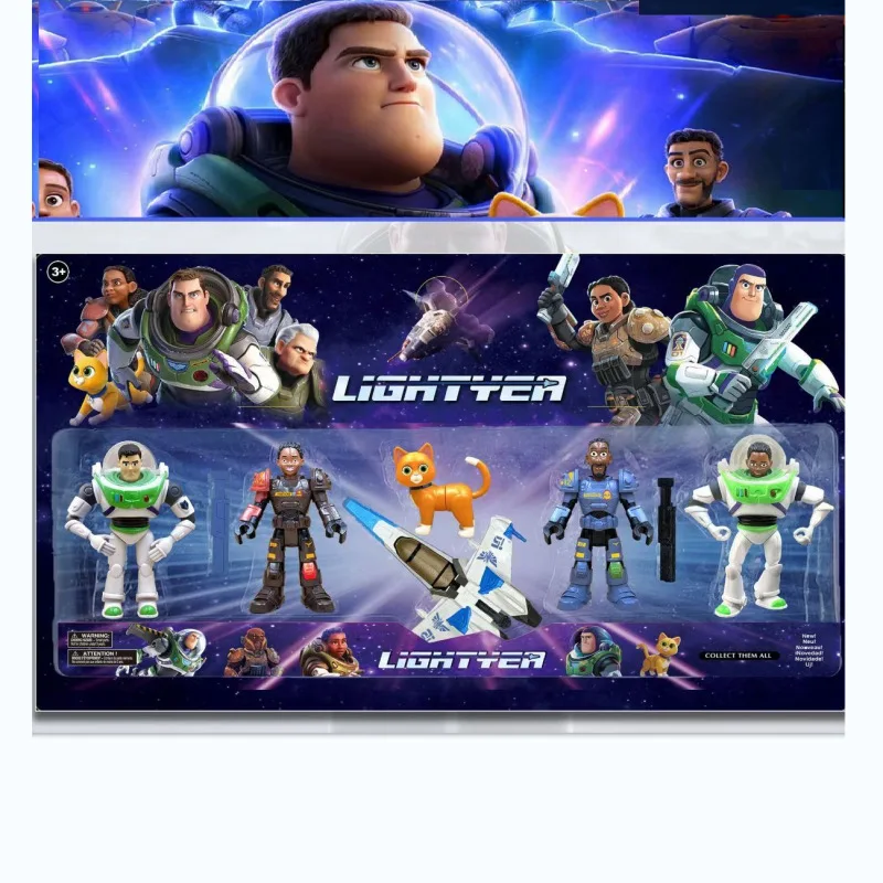 6pcs 5-6inch Disney Pixar Buzz Lightyear 2022 Zurg Sox Cat Morrison Space Ranger Spaceship Action Figure Toy For Children Boy
6pcs 5-6inch Disney Pixar Buzz Lightyear 2022 Zurg Sox Cat Morrison Space Ranger Spaceship Action Figure Toy For Children Boy