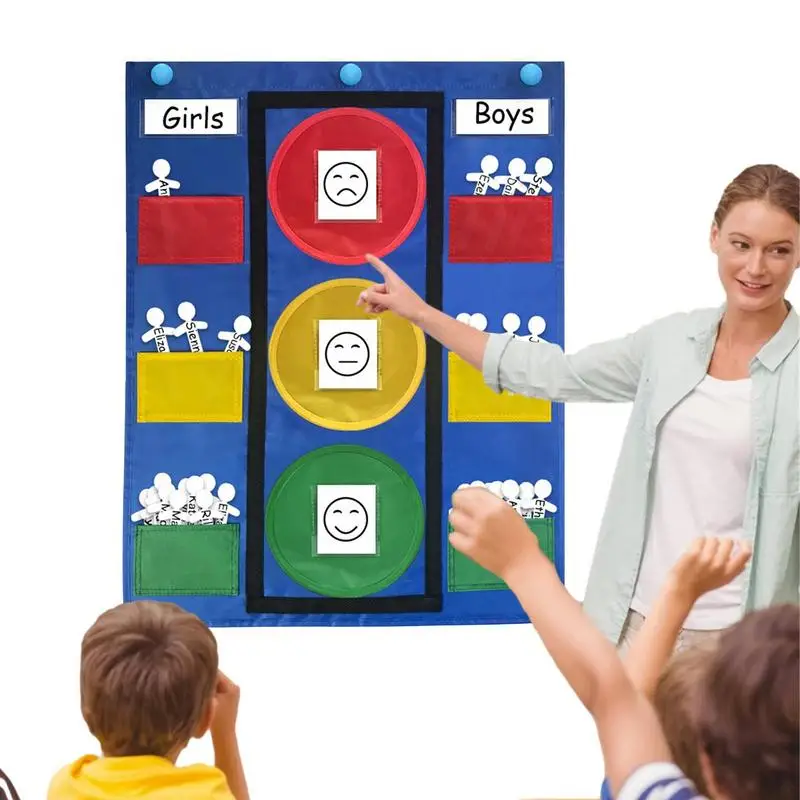Reward Chart Kid Classroom Behavior Pocket Chart Oxford Cloth Durable Attractive Pocket Chart For Home Educational Institutions
Reward Chart Kid Classroom Behavior Pocket Chart Oxford Cloth Durable Attractive Pocket Chart For Home Educational Institutions