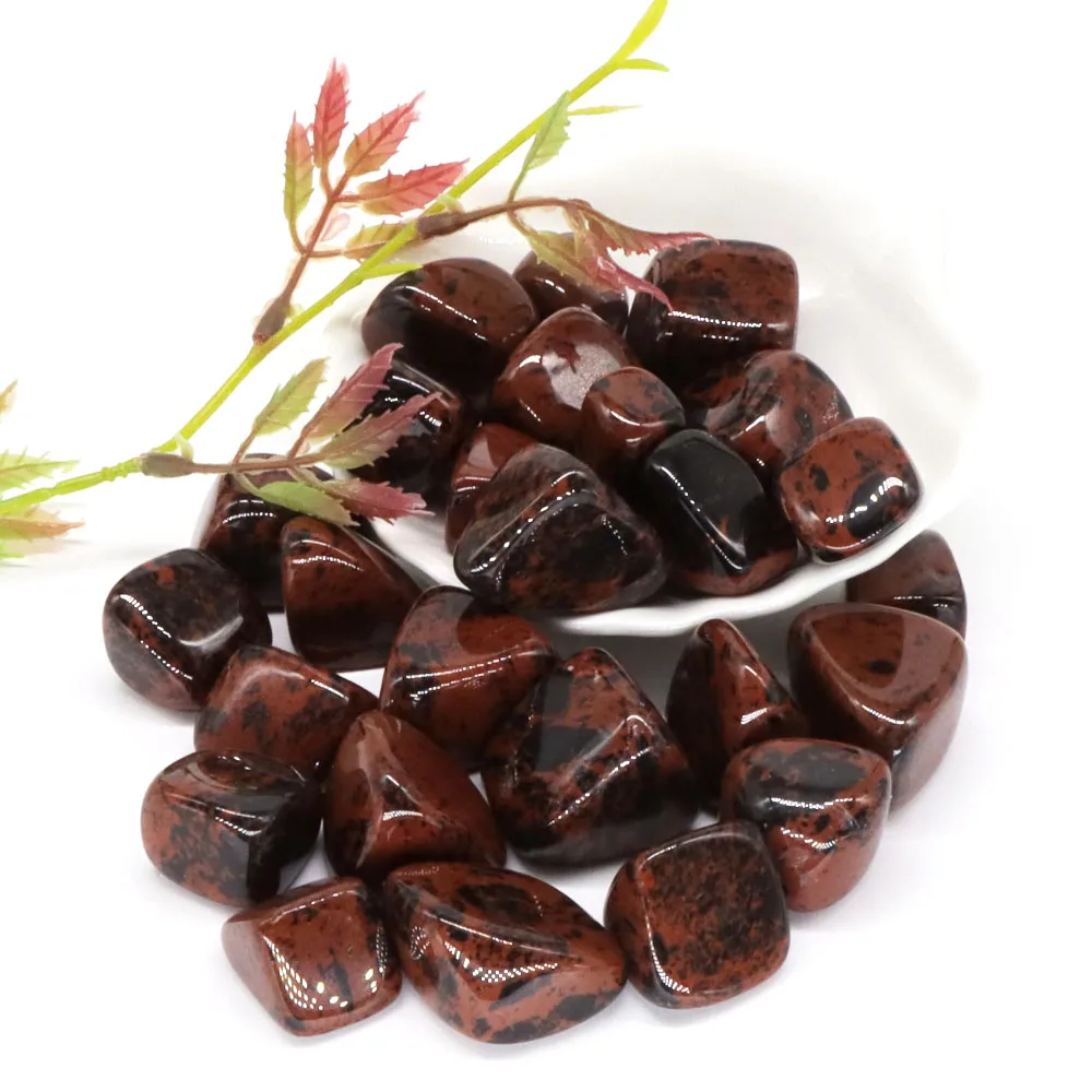 

Tumbled Stone Natural Gems Red Mahogany Crystal Reiki Healing Energy Specimen Irregular Rock Bulk Mineral Home Aquarium Decor