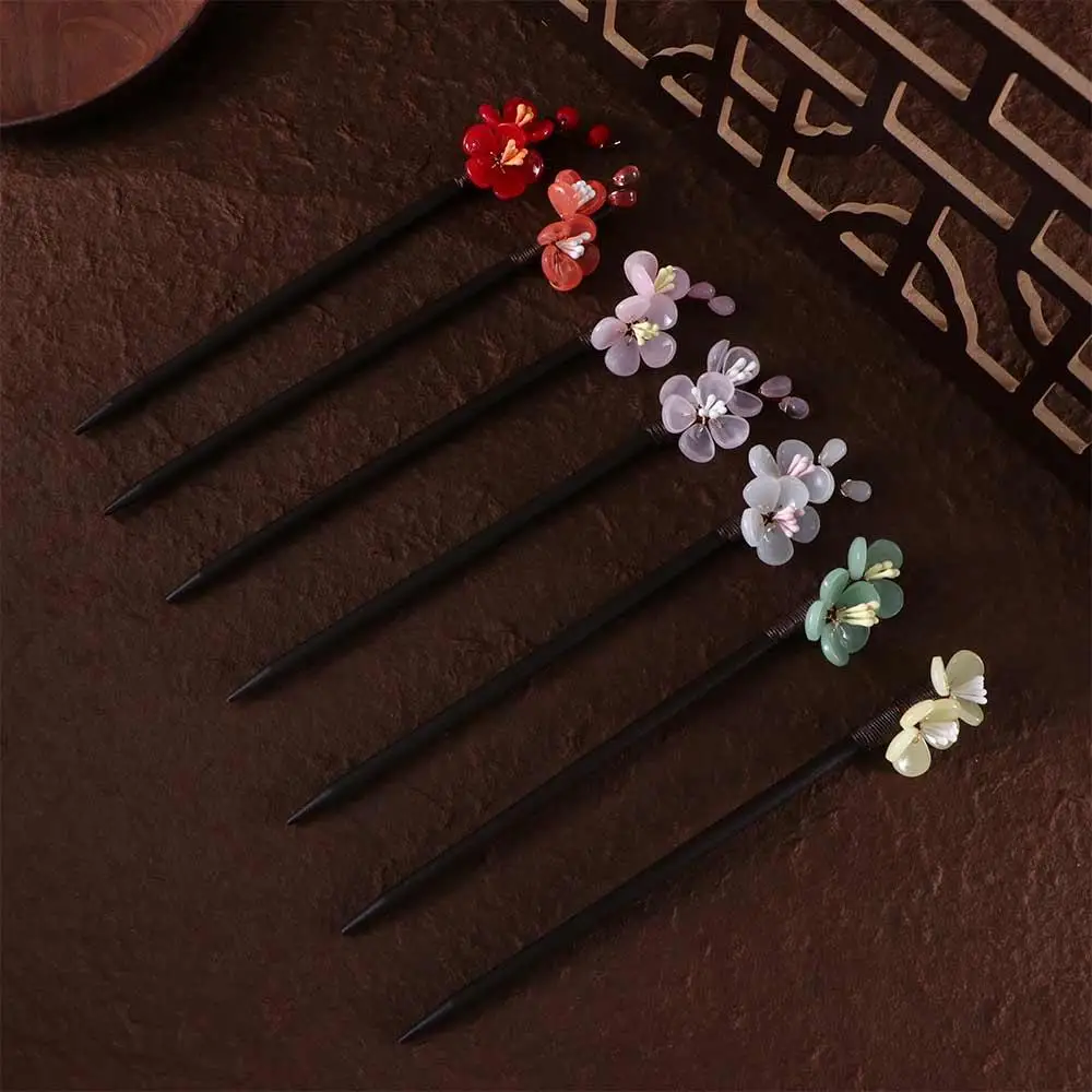 Hanfu Dress Chinese Flower Hair Clips Glass Wooden Hair Fork Hairpin Hair Sticks
Hanfu Dress Chinese Flower Hair Clips Glass Wooden Hair Fork Hairpin Hair Sticks