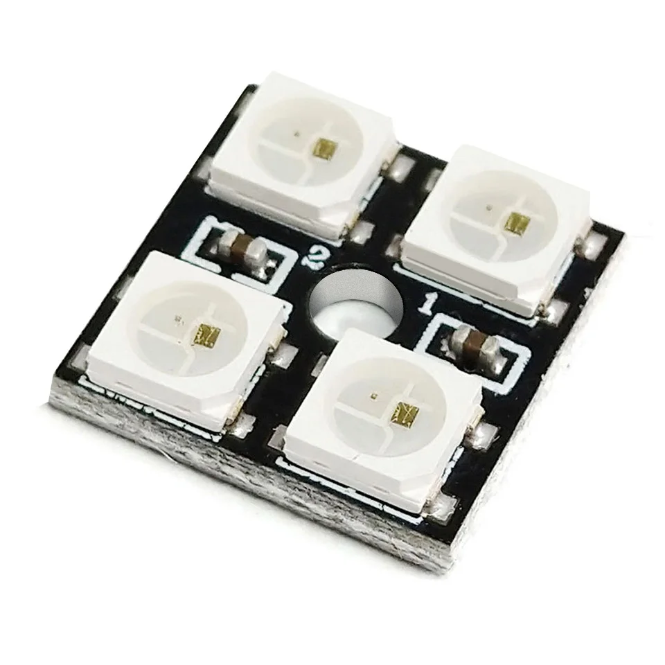 Full color LED module Color WS2812B-4-bit RGB LED full-color driver 4-bit lantern module
Full color LED module Color WS2812B-4-bit RGB LED full-color driver 4-bit lantern module