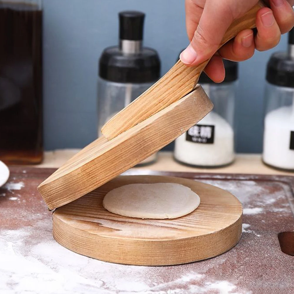 Wood Tortilla Press Dough Dumpling Skin Maker Presser Manual Kitchen Baking Pastry Biscuits Wrapper Pressing Accessories
Wood Tortilla Press Dough Dumpling Skin Maker Presser Manual Kitchen Baking Pastry Biscuits Wrapper Pressing Accessories