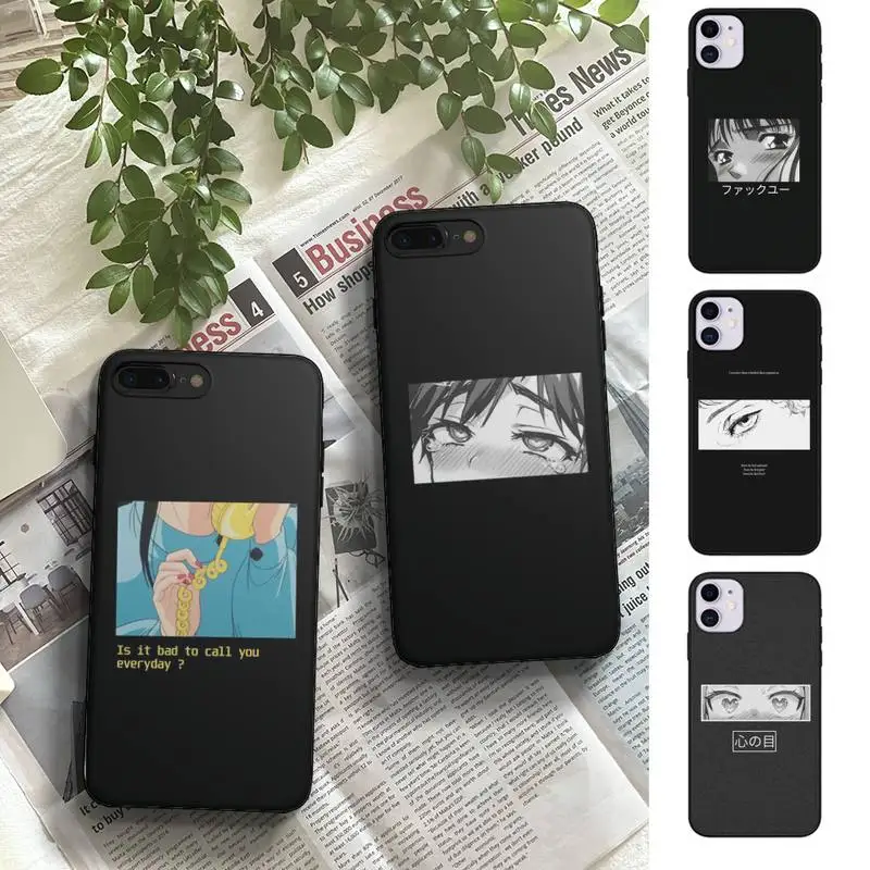 Sad Japanese Anime Aesthetic Phone Case fundas shell cover for Xiaomi 8 9 note10 for Redmi 8 note9 4G
Sad Japanese Anime Aesthetic Phone Case fundas shell cover for Xiaomi 8 9 note10 for Redmi 8 note9 4G