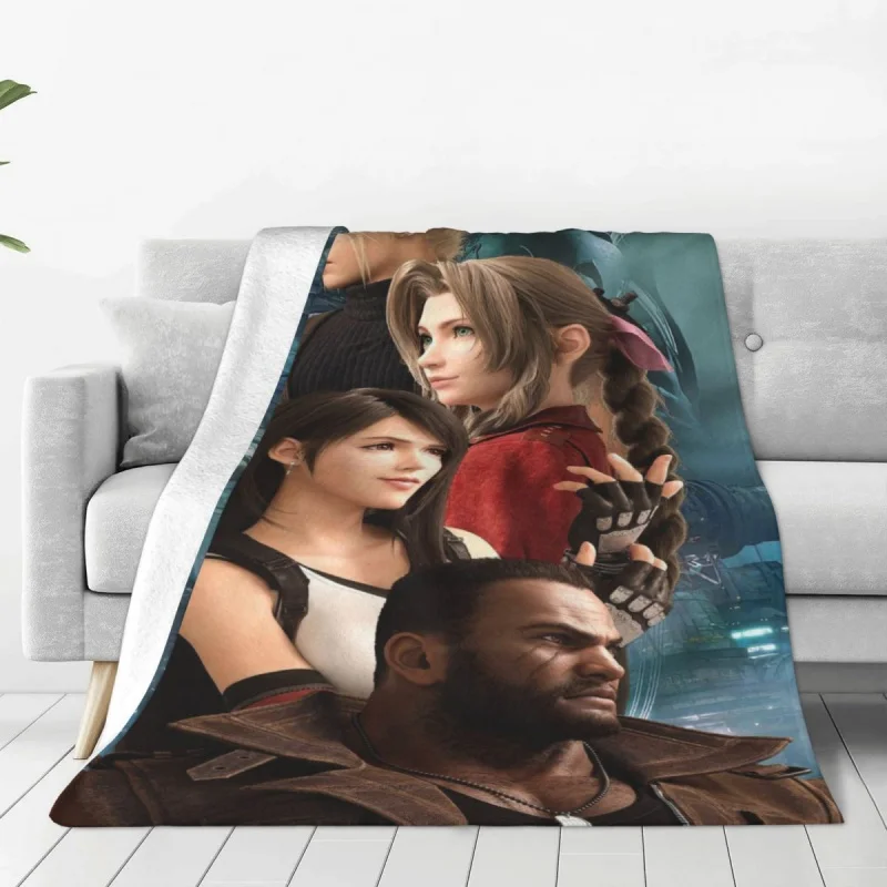 Final Fantasy Anime Blanket Flannel Summer Shadowbringers Multifuion Lightweight Throw Blankets for Sofa Office Bedspread 
Final Fantasy Anime Blanket Flannel Summer Shadowbringers Multifuion Lightweight Throw Blankets for Sofa Office Bedspread