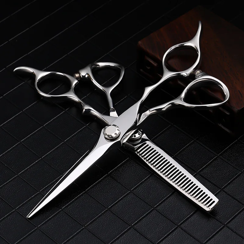 6 Inch High-quality Salon Professional Barbers Hairdressing Scissors Personalized Cutting & Thinning Hairdresser Special Set
6 Inch High-quality Salon Professional Barbers Hairdressing Scissors Personalized Cutting & Thinning Hairdresser Special Set