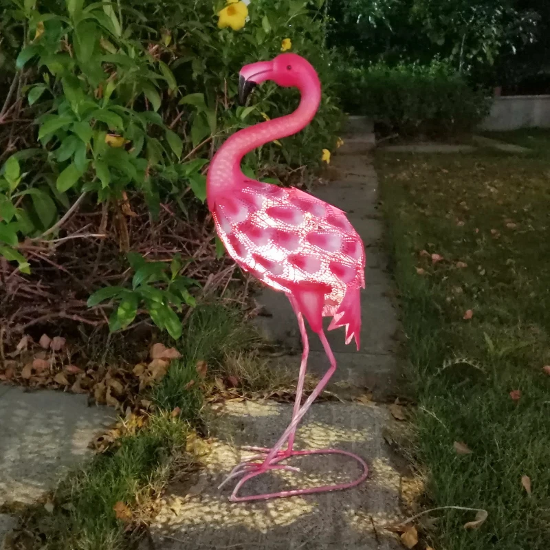 Solar Iron Art Flamingo Statues Solar Garden Light Waterproof Outdoor Solar Lights Pathway Lights for Yard Walkway Patio Decor
Solar Iron Art Flamingo Statues Solar Garden Light Waterproof Outdoor Solar Lights Pathway Lights for Yard Walkway Patio Decor