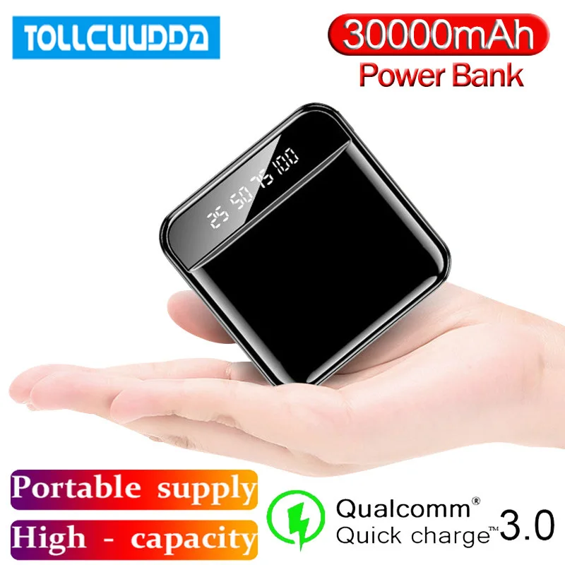 30000mAh Mini Power Bank Portable External Battery Charger for iPhone Xiaomi Mini Power Bank Tpye-C LED Digital Display
30000mAh Mini Power Bank Portable External Battery Charger for iPhone Xiaomi Mini Power Bank Tpye-C LED Digital Display