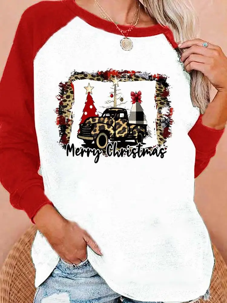 Leopard Tree Cute 90s Women Raglan Sleeve Merry Christmas Clothing Graphic T-shirt New Year Print T Shirt Clothes Top Tee
Leopard Tree Cute 90s Women Raglan Sleeve Merry Christmas Clothing Graphic T-shirt New Year Print T Shirt Clothes Top Tee
