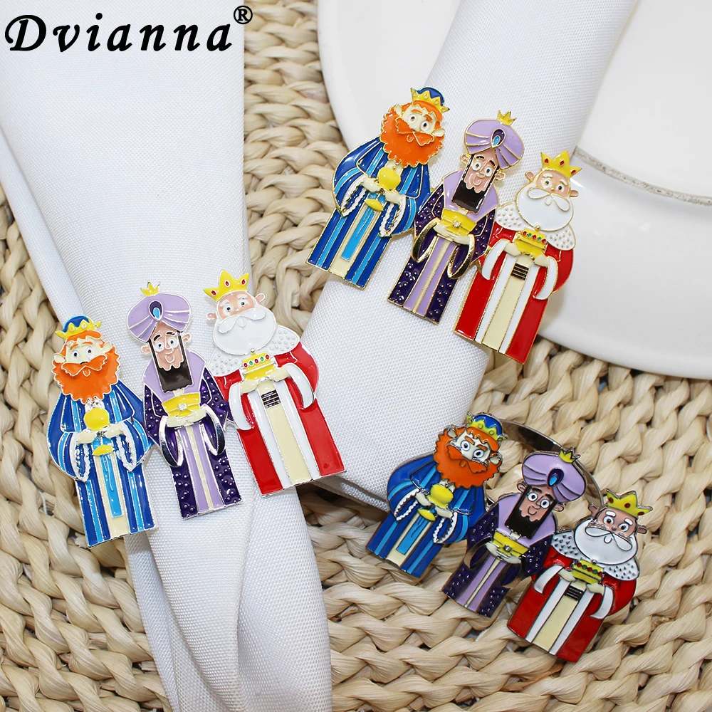 4Pcs Christmas Decorations Creative Three Wise Men Napkin Rings for Holiday Christmas Party Home Table Decoration HWH89
4Pcs Christmas Decorations Creative Three Wise Men Napkin Rings for Holiday Christmas Party Home Table Decoration HWH89