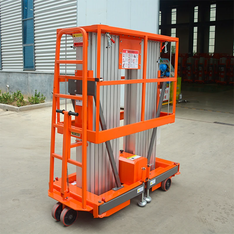 double aerial working platform lift 100kg aluminum mast lift platform/lift platform /hydraulic man lift
double aerial working platform lift 100kg aluminum mast lift platform/lift platform /hydraulic man lift