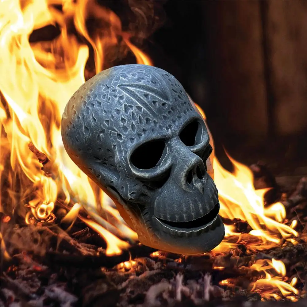 Heatproof Skull for Bonfire Decorative Ceramic Skull Spooky Ceramic Skull Decorations for Halloween Parties Stove Grill Skull
Heatproof Skull for Bonfire Decorative Ceramic Skull Spooky Ceramic Skull Decorations for Halloween Parties Stove Grill Skull
