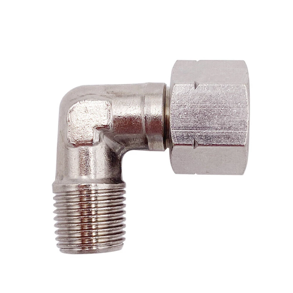 2pcs 90 Degree Swivel Kit For 1/8NPT For PCP & Auto Fuel Rail Pressure Gauge Kit Nickel-plated Brass Swivel Joints 500-600psi
2pcs 90 Degree Swivel Kit For 1/8NPT For PCP & Auto Fuel Rail Pressure Gauge Kit Nickel-plated Brass Swivel Joints 500-600psi