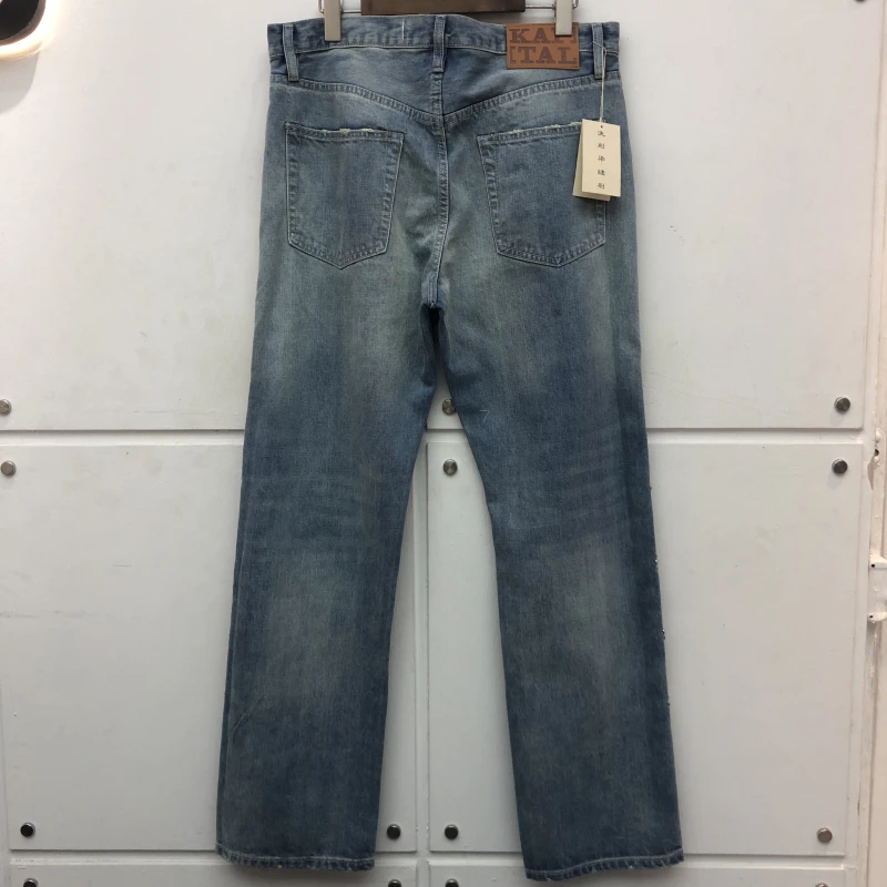 2021AW KAPITAL VintageMen Women 1:1 High Quality Pants Trousers Inlaid Gemstone Washed Distressed Jeans
2021AW KAPITAL VintageMen Women 1:1 High Quality Pants Trousers Inlaid Gemstone Washed Distressed Jeans