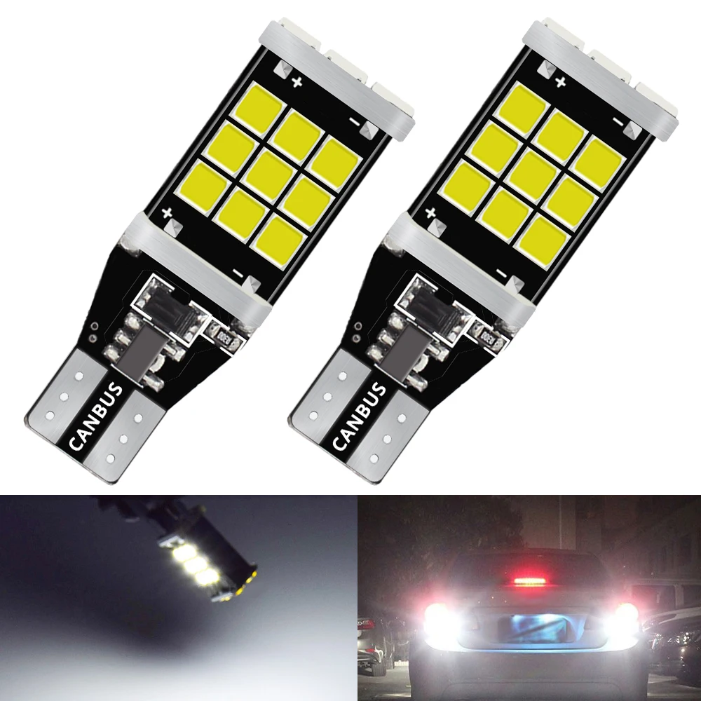 2pc New Style Car Led Canbus Backup Led Reverse Light Brake Lights T15 2835 Chip 24smd Bulb Auto Turn Signal Lamp Car Tail Light
2pc New Style Car Led Canbus Backup Led Reverse Light Brake Lights T15 2835 Chip 24smd Bulb Auto Turn Signal Lamp Car Tail Light