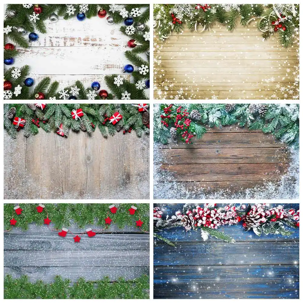 Christmas Ball Snow Pine Wooden Board Planks Photography Backdrops Banner Custom Party Decoration Studio Photo Booth Backgrounds
Christmas Ball Snow Pine Wooden Board Planks Photography Backdrops Banner Custom Party Decoration Studio Photo Booth Backgrounds