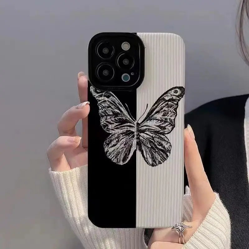 Dark Color Phone Case For iPhone 14 13 Pro Max 11 12 Pro 6 7 8 Plus X XS Max XR Shockproof Butterfly Korea Style Case Back Cover
Dark Color Phone Case For iPhone 14 13 Pro Max 11 12 Pro 6 7 8 Plus X XS Max XR Shockproof Butterfly Korea Style Case Back Cover