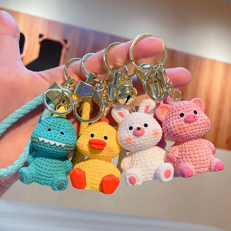Cute cartoon small animal pendant doll pendant bag resin car key chain gift pendant keychain
Cute cartoon small animal pendant doll pendant bag resin car key chain gift pendant keychain