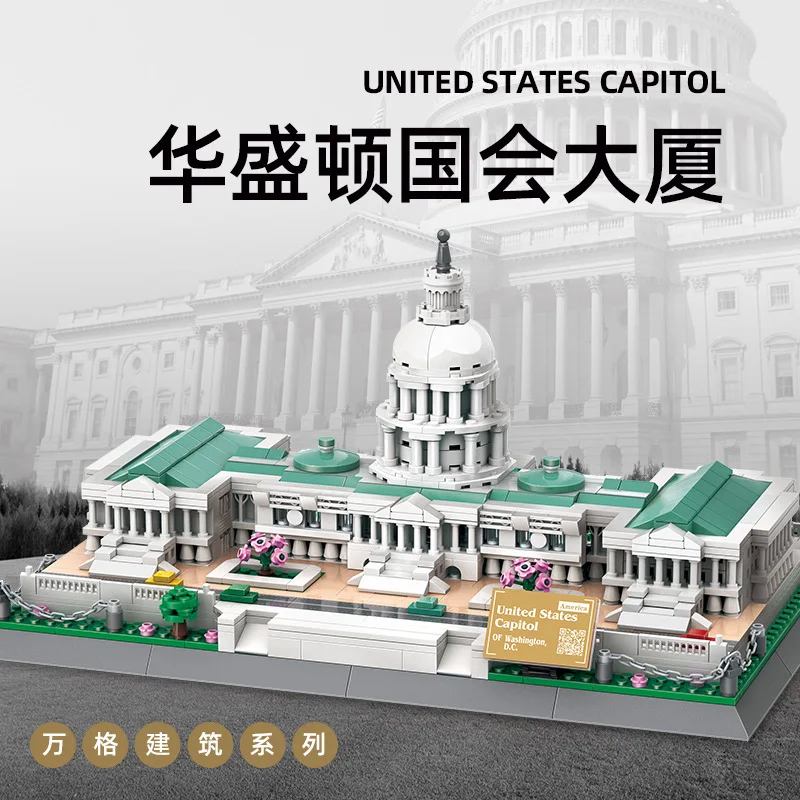 NO.5235 Modern City Architecture Street View Building Blocks The United States Capitol Set Moc Bricks DIY Assembled Toys Gifts
NO.5235 Modern City Architecture Street View Building Blocks The United States Capitol Set Moc Bricks DIY Assembled Toys Gifts