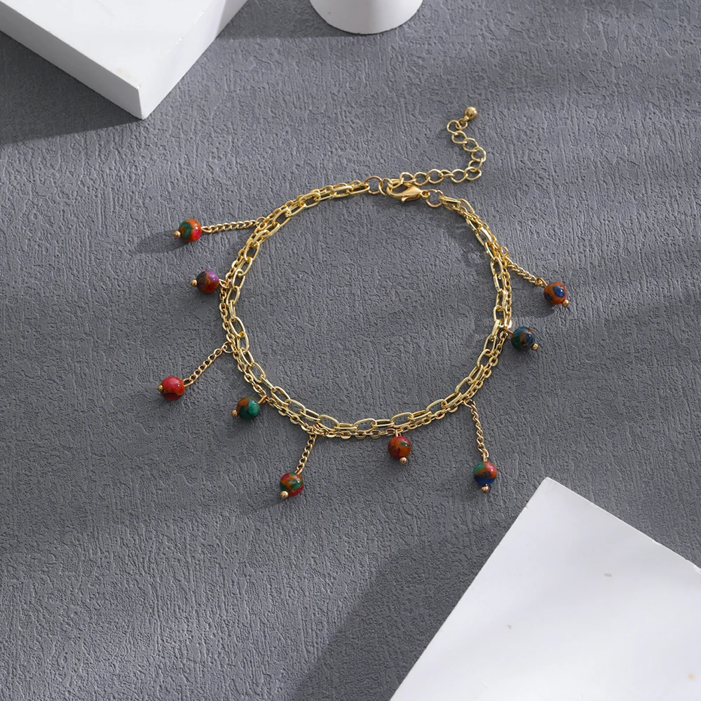 New Natural Stone Simple Light Luxury Personality Ladies Ankle Anklet For Women Pendant Gift Jewelry Factory Direct Sales
New Natural Stone Simple Light Luxury Personality Ladies Ankle Anklet For Women Pendant Gift Jewelry Factory Direct Sales